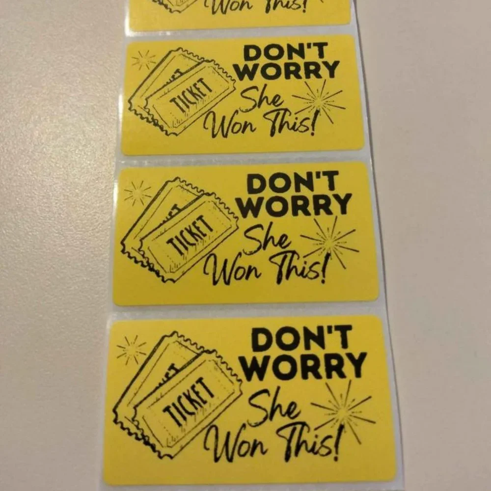 💙100 Won This- Shipping Labels Thermal Packaging Stickers 2.25